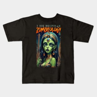 I Dig Egyptian Zombieology Kids T-Shirt